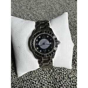 Relic Women’s Watch ZR11818 Silver Tone Black Dial New Battery